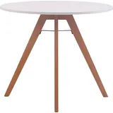 CLP Küchentisch Viktor Größe 90 cm Größe 90 cm - Weiß