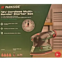 Parkside 12V Akku Multischleifer Starterset PAMS, mit Akku 12V