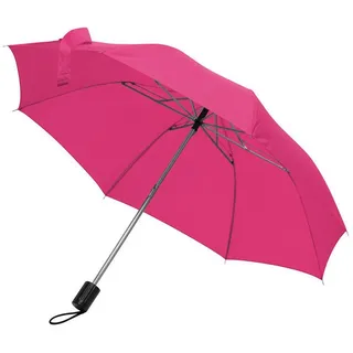 MacMa Taschen-Regenschirm mit Schutzhülle pink