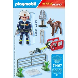 Playmobil Action Feuerwehr-Tierrettung 71467