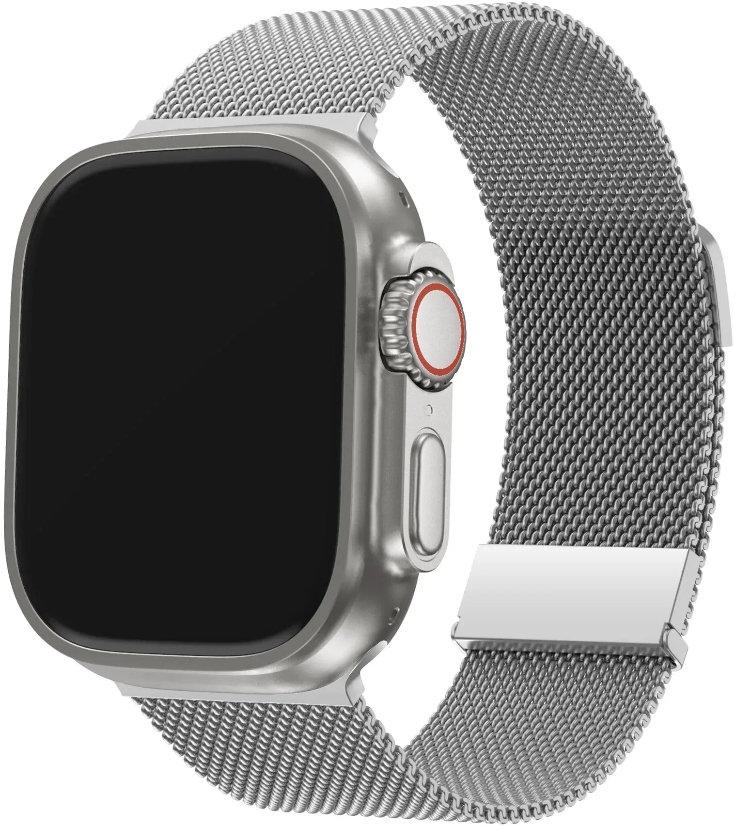 BALR. Apple Watch Ultra Armband Milanese für Apple Watch Ultra - Silber - Magnetischer Verschluss