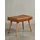 KADIMA DESIGN Chesterfield-Lederhocker 67 x 47 x 39 cm Braun