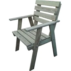 QLS Gartenstuhl Sessel 63 x 63 x 93 cm grün