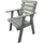 QLS Gartenstuhl Sessel 63 x 63 x 93 cm grün