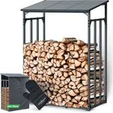 holz4home® Kaminholzunterstand Metall L (1.6RM 2.5SRM)