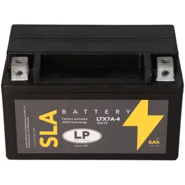 Landport Batterie AGM SLA 12V 6Ah für Motorrad Startbatterie MS LTX7A-4