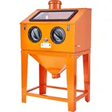 Vevor 90 Gallonen Sandstrahlkabine mit 1,8 Gallonen Staubsammelsystem 40-120 PSI Sandstrahlkabine mit Strahlpistole zum Entfernen von Farbe und Rost
