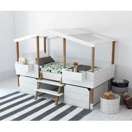 Möbilia Schublade 2er Set Lizzi 58 x 90 x 40 cm MDF weiß