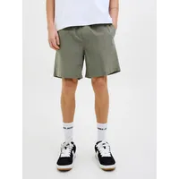 JACK & JONES Shorts JPSTJAIDEN JJSUMMER JOGGER SHORT SN mit elastischem Bund grün S