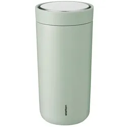 Stelton Thermobecher To Go Click 400 ml Edelstahl Grün Mint