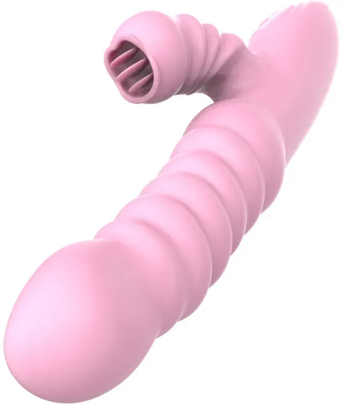 ARMONY - MULTIFUNKTIONSVIBRATOR MIT STIMULIERENDER ZUNGE, WÄRMEEFFEKT, ROSA