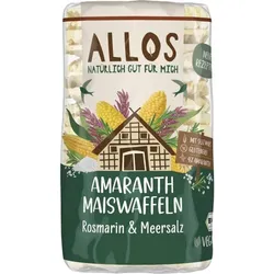 Allos Amaranth Maiswaffeln Rosmarin & Meersalz bio