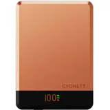 Cygnett MagSlim 10000 mAh, Kabelloses Aufladen, Kupfer