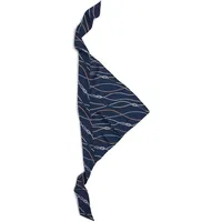 Tommy Hilfiger Tuch aus reiner Seide mit Logo-Schriftzug, Blau, 1