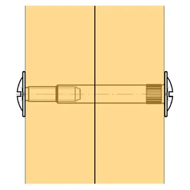 SOTech Möbel Verbindungsschrauben CONNECT M6 Ø8 mm 26 - 35 mm 10 Stück