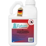 Futum 5L Schabenspray / Kakerlakenspray bekämpft Insekten, Eier, Larven, Insektenspray ohne Biozide auf Wasserbasis, Sofortwirkung ohne Flecken