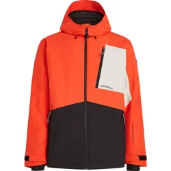 O'Neill Hammer Block Snow Jacket paprika flame colour block (43029) XL
