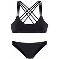 bruno banani Bustier-Bikini Damen schwarz Gr.34 Cup A/B