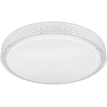 GLOBO Kristallleuchte 1x LED 22,0 W rund Metall klar weiß opal