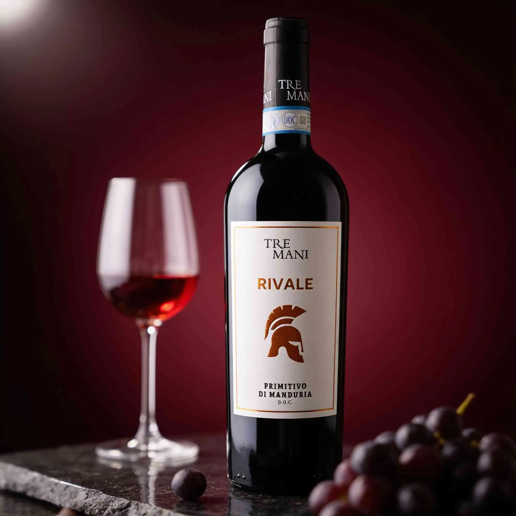 Tre Mani 2023 Tre Mani Rivale Primitivo di Manduria 2023 Primitivo  Italien