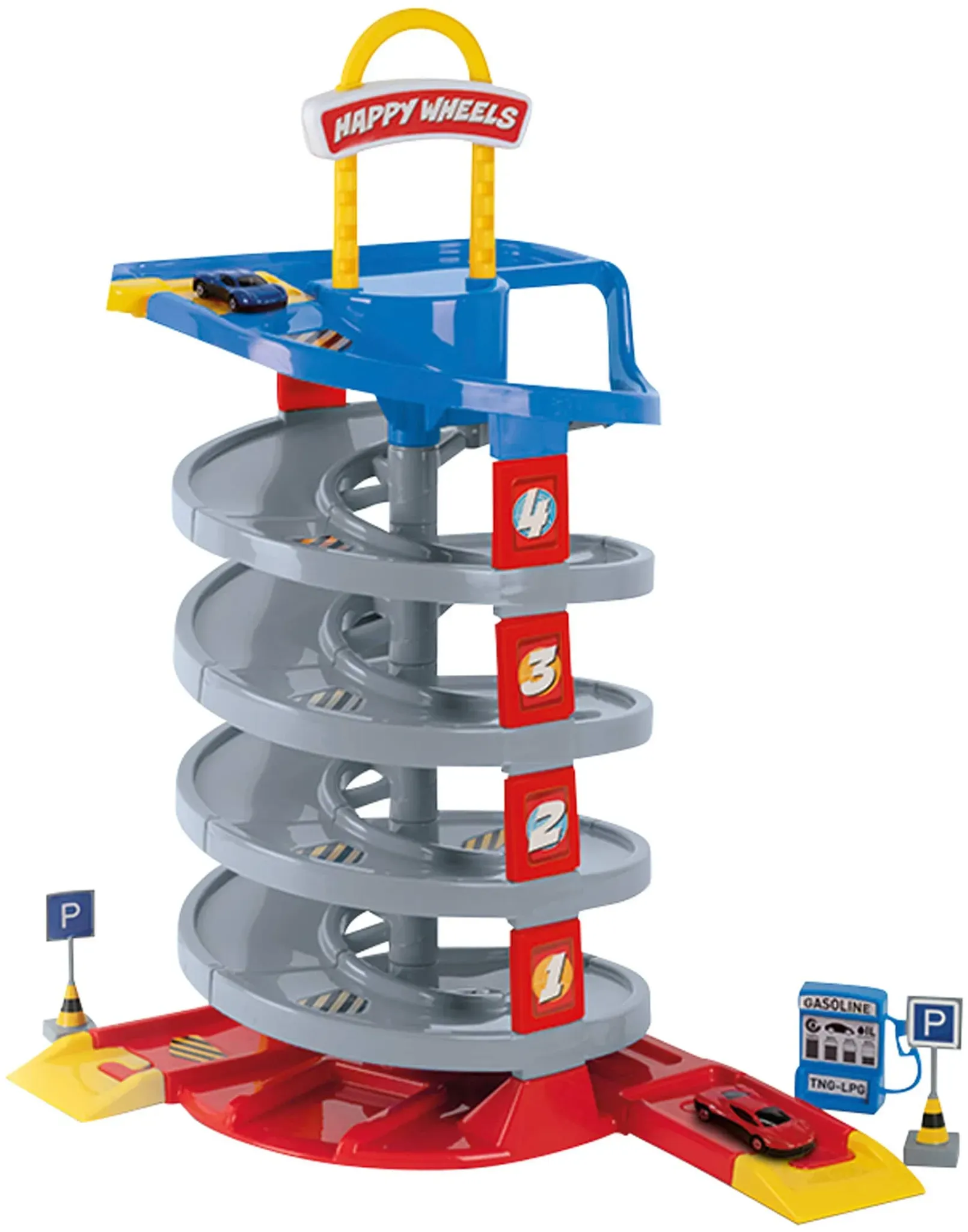 Dolu Parkgarage Spiral Roadway Set, mehrfarbig