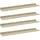 vidaXL Wandregal 60 x 9 x 3 cm Weiß Sonoma-Eiche