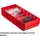 Allit 456551 Sichtlagerkasten (L x B x H) 400 x 185 x 81mm Rot 1St.