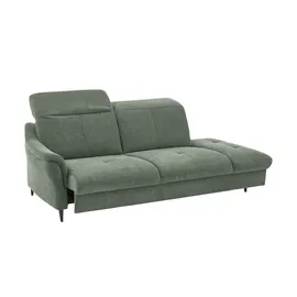 meinSofa Recamiere Mikrofaser 2-Sitzer Blau