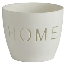 Agra Windlicht Home Porzellan weiß