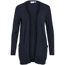 VILA VIRIL OPEN Strickjacke schwarz M