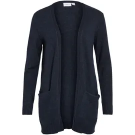 VILA VIRIL OPEN Strickjacke schwarz M