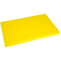 Hygiplas Low Density Chopping Board Yellow - 600x450x20mm