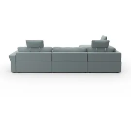sit&more Ecksofa »Cadabra L-Form«, Breite 356 cm, mit Sitztiefenverstellung blau