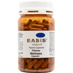 Basis Piperin Capsaicin Fitness Wellness, 200 Kapseln