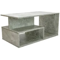 TOPESHOP Couchtisch : Beton-Optik, modernes & funktionales Design