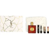 YVES SAINT LAURENT Opium Eau de Parfum 50 ml + Mascara 5 ml + Lipstick Rouge Pur Couture + Tasche Geschenkset