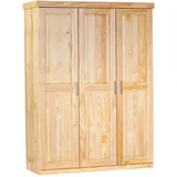 VCM Peba Kleiderschrank 3 Türen, natur.