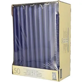 Papstar Leuchterkerzen 25 cm dunkelblau 100 St.