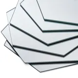 GOLD&CHROME UNIQUE DESIGN Hexagon Wandspiegel 24 x 21 cm Gold