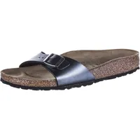 Birkenstock Madrid Birko-Flor schmal schwarz metallic 41