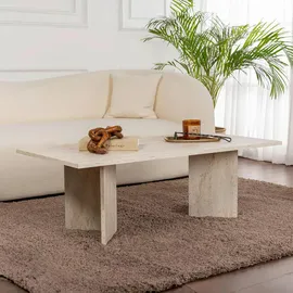 Asir Couchtisch Beige Spanplatte 119 x 40 cm