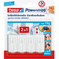 Tesa Powerstrips Vario-Gardinenhaken / Selbstklebende Gardinenhaken von tesa -