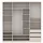 marmex möbel Kleiderschrank TRES E/C 200 x 206 x 51 cm Beige/Grau