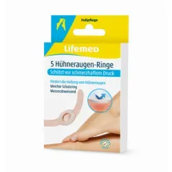 Lifemed® Hühneraugenpflaster, anpassungsfähig 99591 , 1 Packung = 6 Boxen á 5 Pflaster