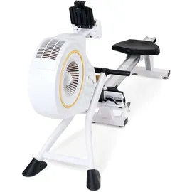 Sportplus Rudergerät für zuhause mit Luftwiderstand (8 Stufen), rower machine, Rudergerät Luft, leise & flüssig trainieren,