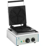 Royal Catering Waffeleisen mit 1.500 Watt - herzförmig RCWM-1500-H