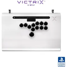 PDP Victrix Pro FS-12 Arcade Fight Stick Controller Weiß PS5/PC/PS4