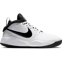 NIKE Kinder Sneaker "Team Hustle D", WHITE/BLACK-VOLT, 38 1⁄2
