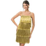 Chaks - Fransenkleid im 20er Jahre Style, Showgirl, Kostüm für Karneval, Festival, Silvester, Charleston Mottoparty