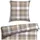 SCHIESSER Metor Feinbiber Taupe 135 x 200 cm + 80 x 80 cm